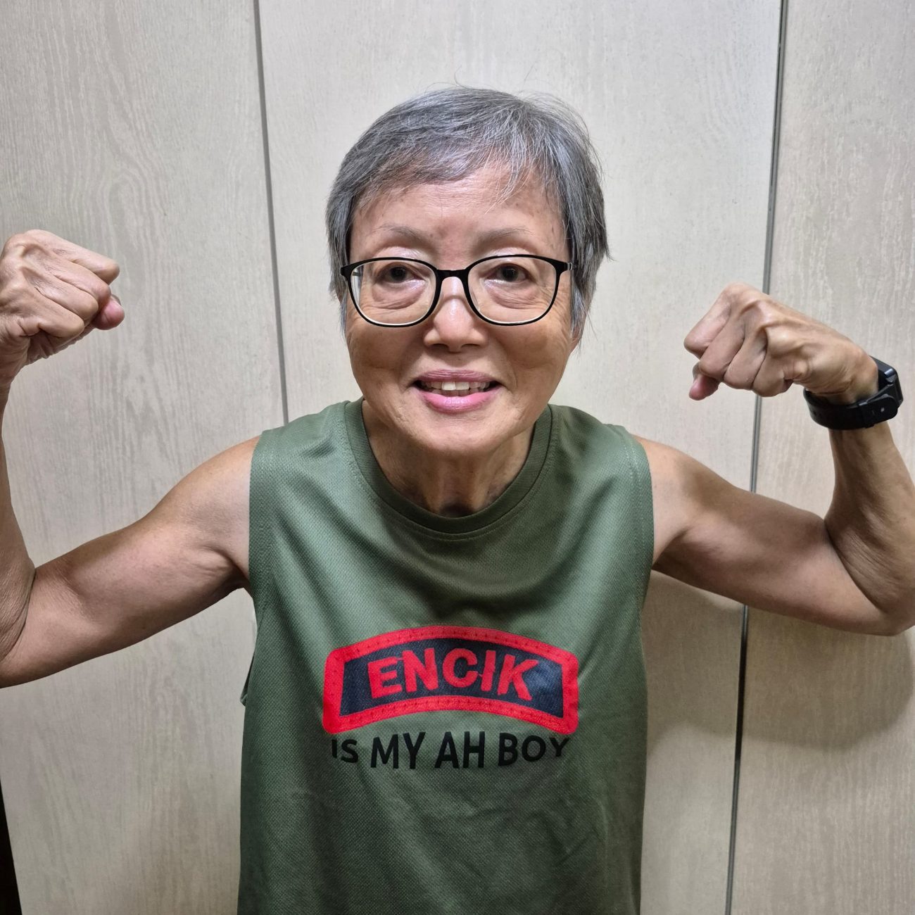 Aunty C, the Pull-up Grandma