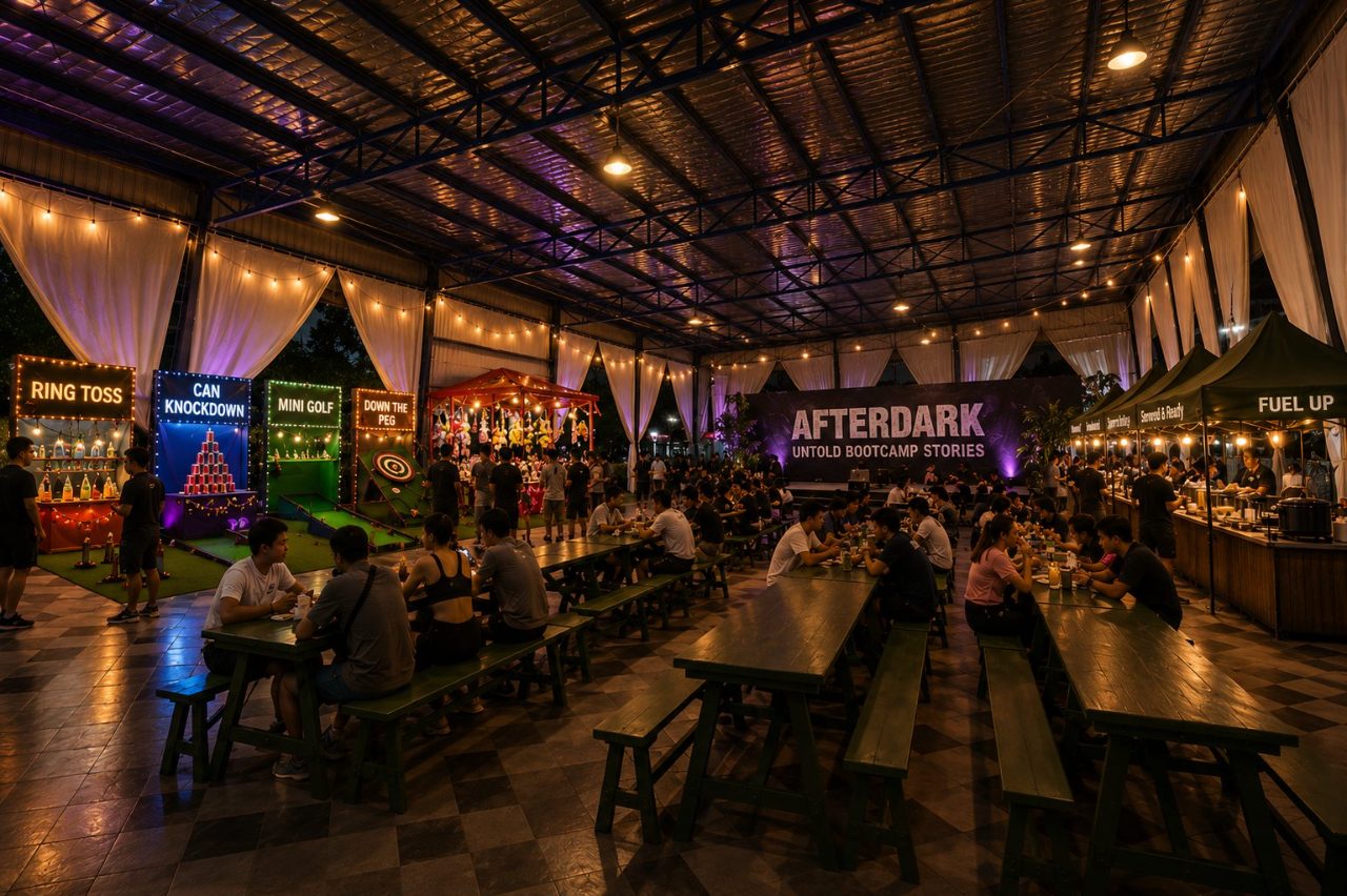 Stage, F&B and night carnival
